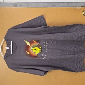 Teeturtle Size 3XL Grey Graphic T-Shirt